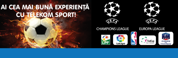 Cu Telekom Sport si NextGen esti mai aproape de cele mai importante competitii sportive!
